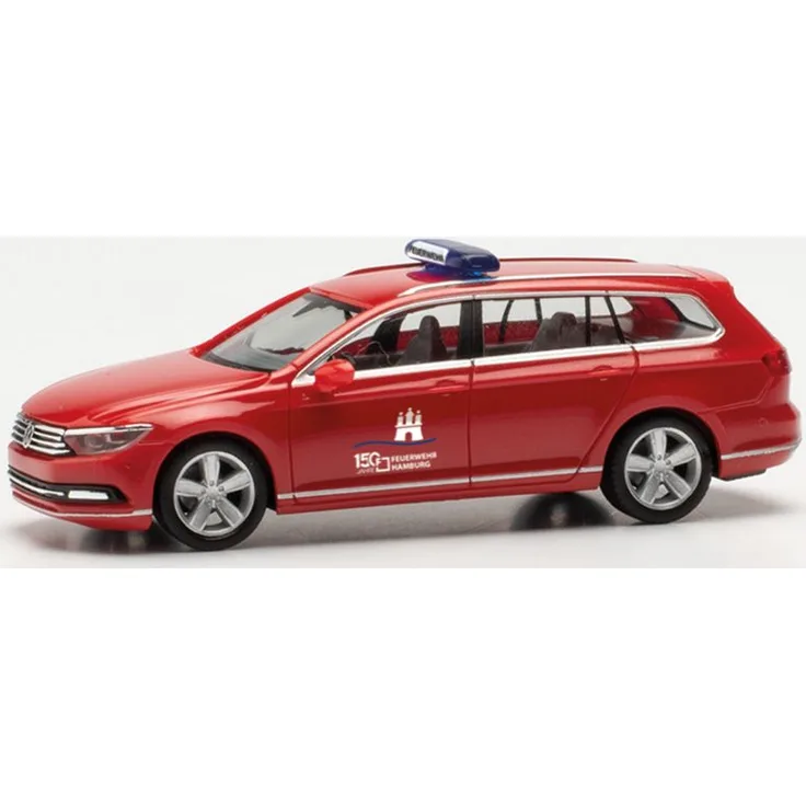 Herpa 097192 1:87 VW Passat Variant GTE Feuerwehr Hamburg / 150 Jahre