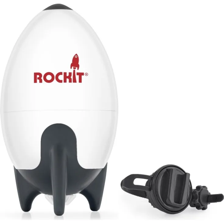 Rockit - Kinderwagenschaukler (wiederaufladbar) mit Halterung - passt auf jeden Kinderwagen