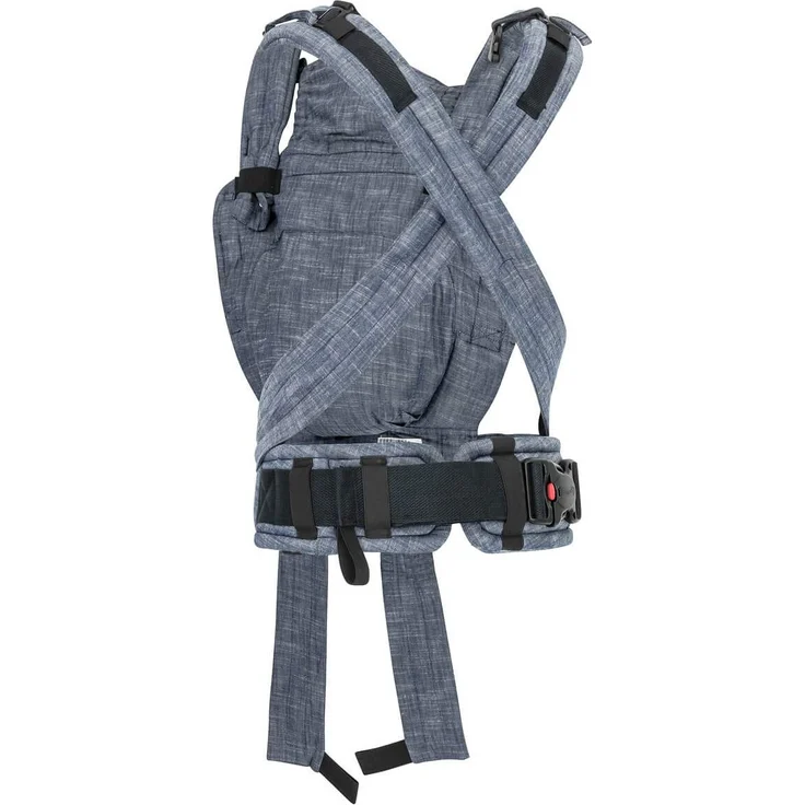 Hoppediz 'Nabaca' Babytrage Basic-Set Denim, 2 Tragepositionen – Bild 2