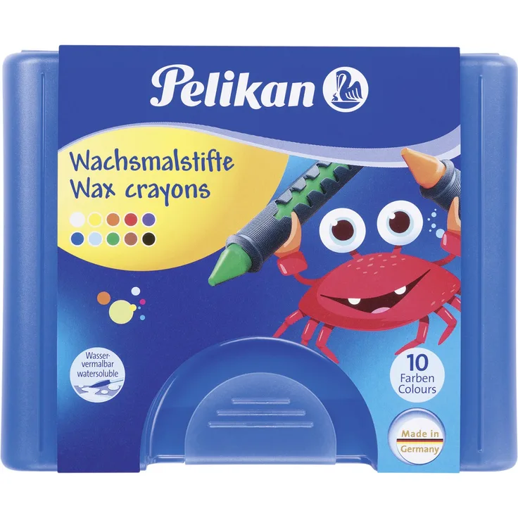 Wachsmalstifte 655/10 mit Schiebehülse