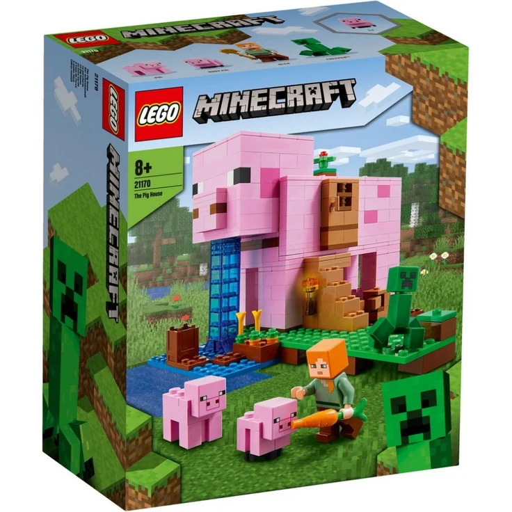 LEGO Minecraft 21170 'Das Schweinehaus', 490 Teile, ab 8 Jahren – Bild 2