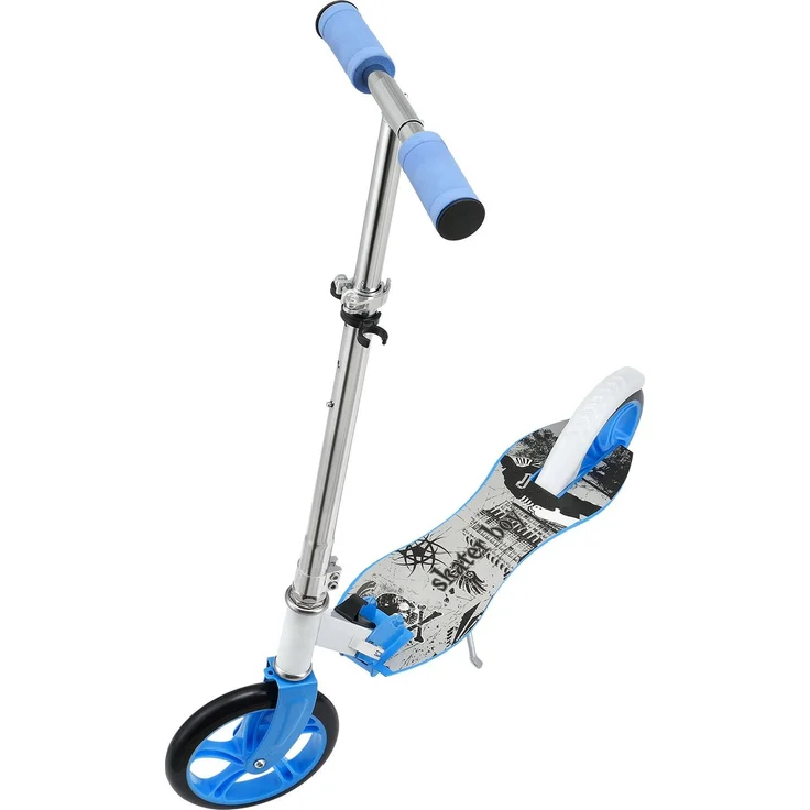 ArtSport 24622 'Cityroller Skaterboy' Scooter, ab 3 Jahren, 3-fach höhenverstellbar bis 106 cm, klappbar, max. belastbar bis 100kg, blau – Bild 11