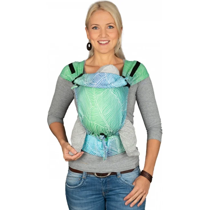Hoppediz 'Primeo' Babytrage Grün, 2 Tragepositionen – Bild 1
