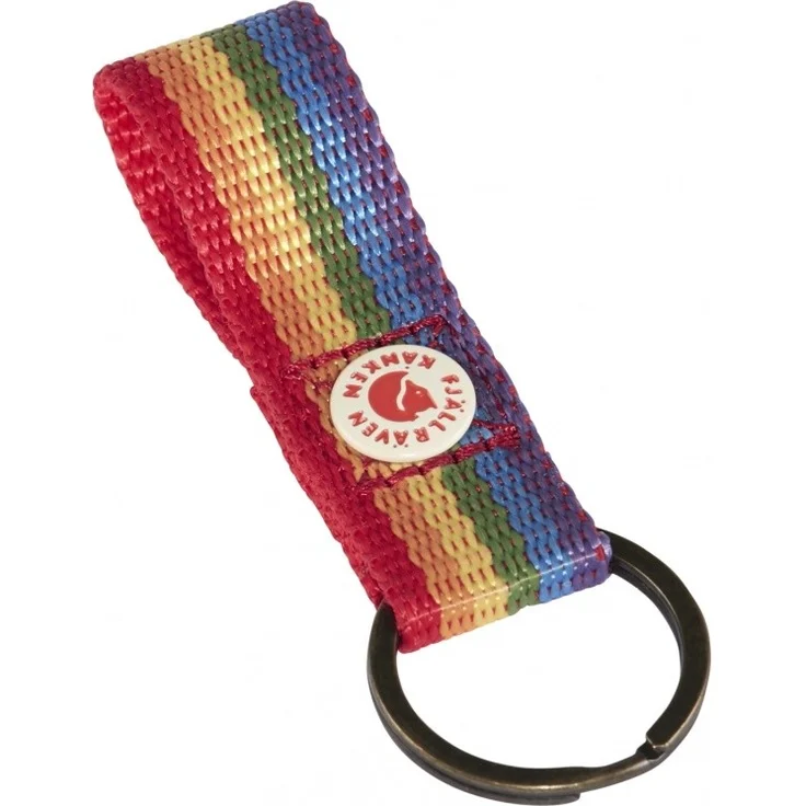 Fjällräven 'Kanken Rainbow Key Ring', 9,5 x 2 cm – Bild 1