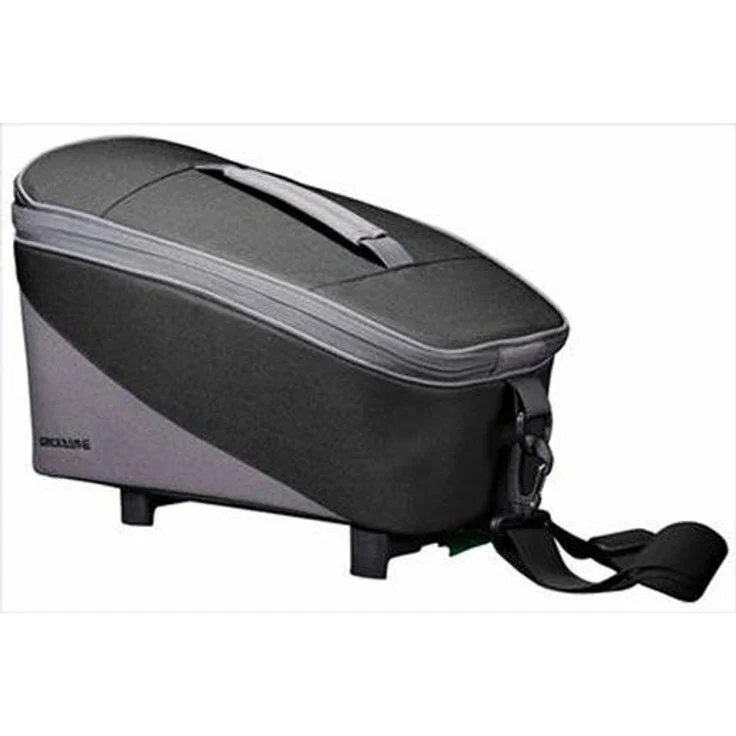 racktime Gepäckträgertasche 8 Liter TALIS schwarz grau mit Snapit 1. 0 System Fahrradtasche – Bild 1
