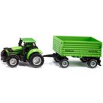 Siku DEUTZ-FAHR mit Fortuna 2-Achs-Anhänger