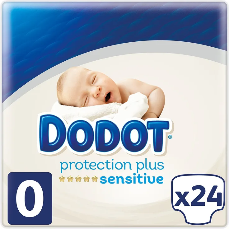 Dodot - Babywindeln Sensitive Größe 0 (24 Stück)