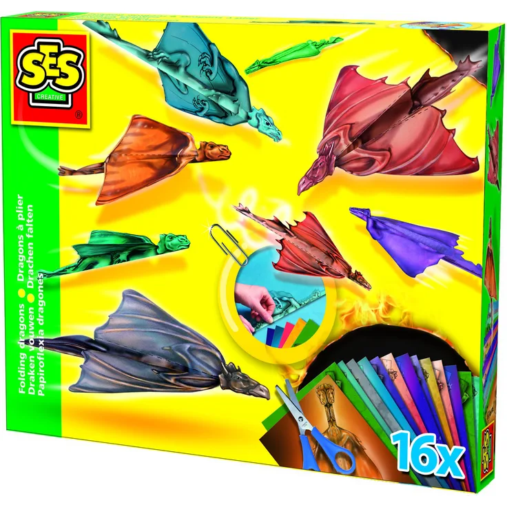 Papierdrachen falten