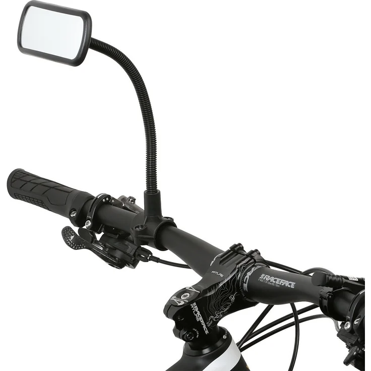 Wicked Chili Rückspiegel für Fahrrad / E-Bike / Roller / Mofa / Rollstuhl / Rollator / Kinderwagen / Golf Cart mit Schwanenhals (Spiegel Größe: 102 x 44 mm, Rohrmontage, Made in Germany) – Bild 6