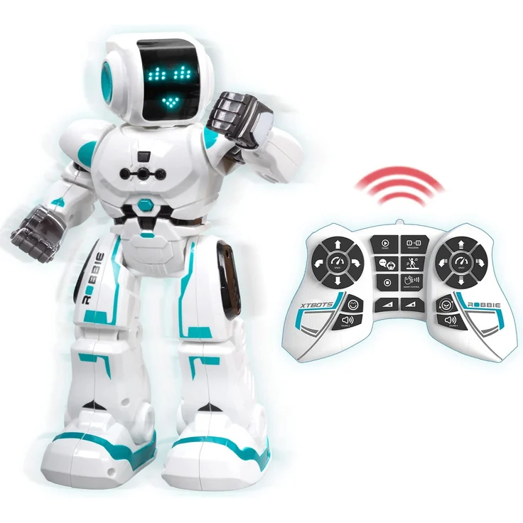 Xtrem Bots - Robbie | Roboter Kinder Ab 6 Jahre | Ferngesteuerte Roboter Blau | Roboter Ferngesteuert | Ferngesteuerter Roboter | Programmierbarer Roboter