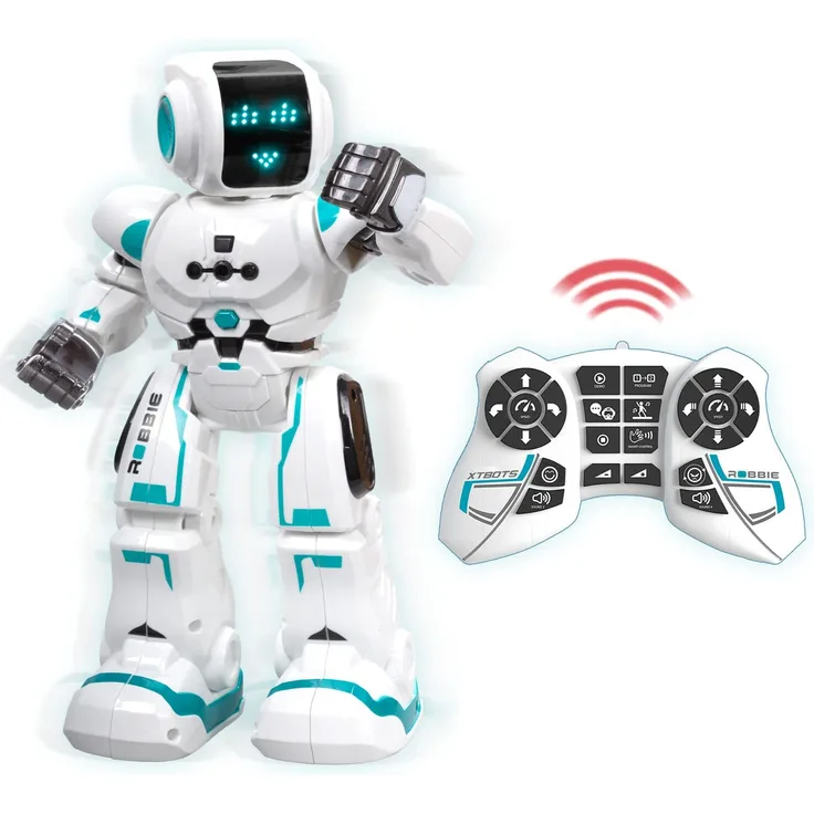 Xtrem Bots - Robbie | Roboter Kinder Ab 6 Jahre | Ferngesteuerte Roboter Blau | Roboter Ferngesteuert | Ferngesteuerter Roboter | Programmierbarer Roboter