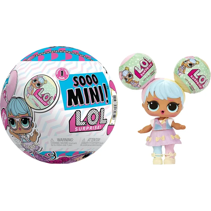 LOL Surprise Sooo Mini Dolls - Random Assortment - Includes Limited Edition Collectable Doll, 8 Surprises, Mini LOL Surprise Balls - Great Gift for Kids Ages 4+, 1 Stück, zufällige Auswahl