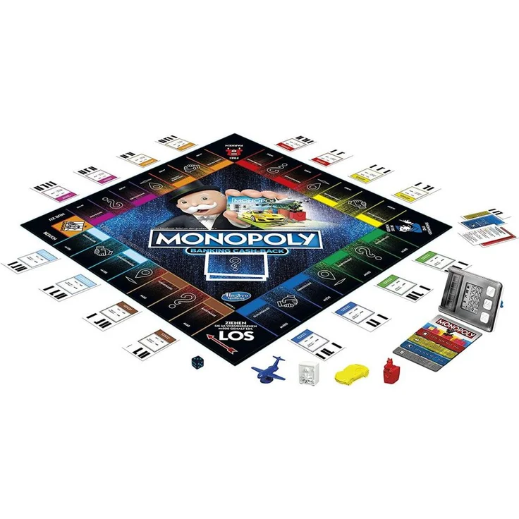 Monopoly 'Banking Cash-Back' Brettspiel, ab 8 Jahren, 2-4 Spieler, mit elektronischem Kartenleser, Cash-Back Bonus, bargeldloses Zahlen, Scan-Technologie – Bild 3