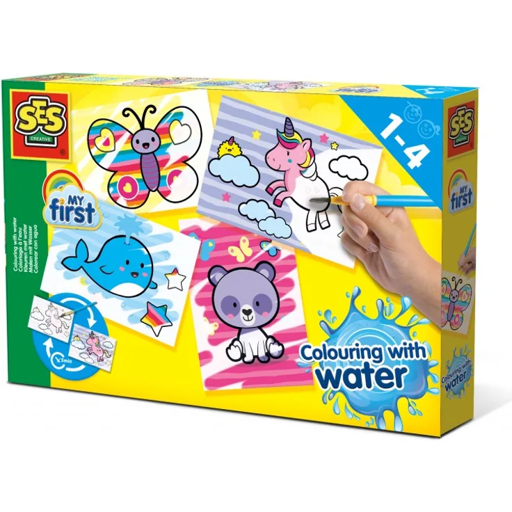 farben mit Wasser Phantasie Tiere Junior