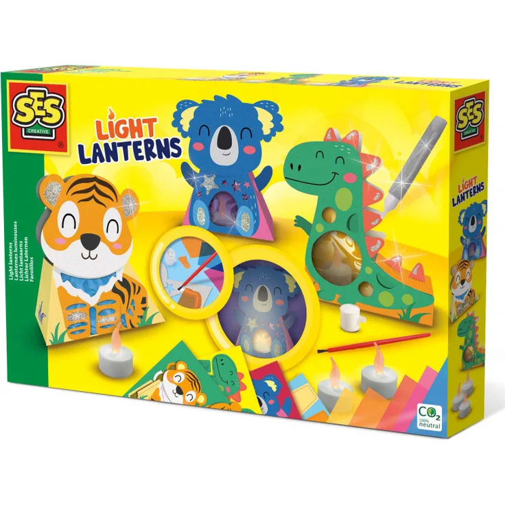 bastelset Lichtlaternen Junior 30 cm Karton 15-teilig
