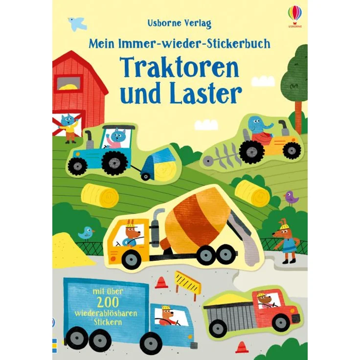 Watson, H: Mein Immer-wieder-Stickerbuch: Traktoren und Last – Bild 1