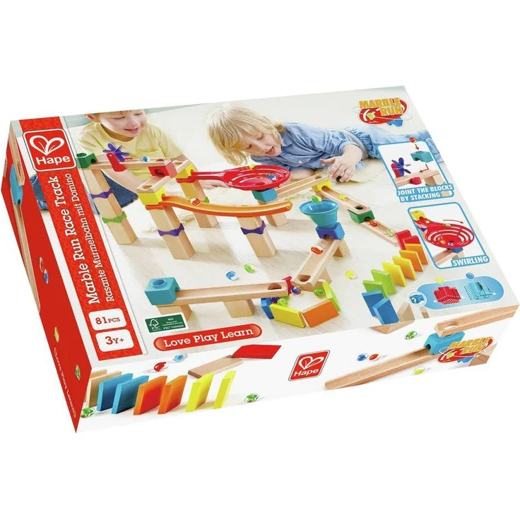 Hape Rasante Murmelbahn mit Domino – Bild 3