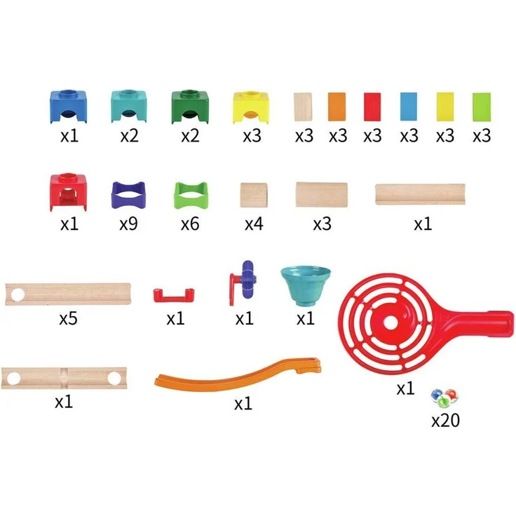 Hape Rasante Murmelbahn mit Domino – Bild 5