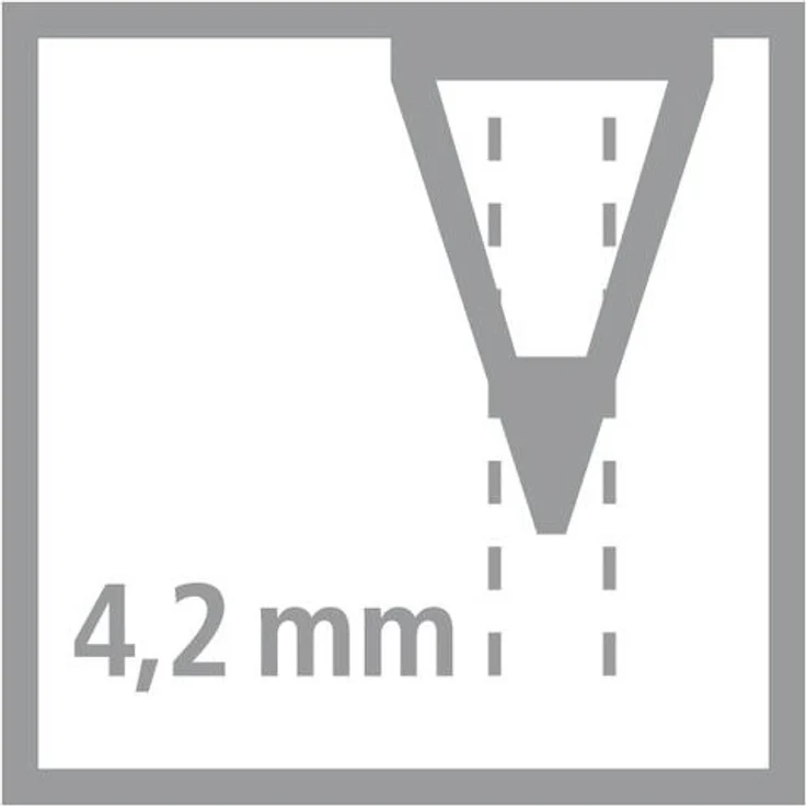 Dreikant-Buntstift - STABILO Trio dick - 18er Pack - mit 18 verschiedenen Farben und Spitzer – Bild 6
