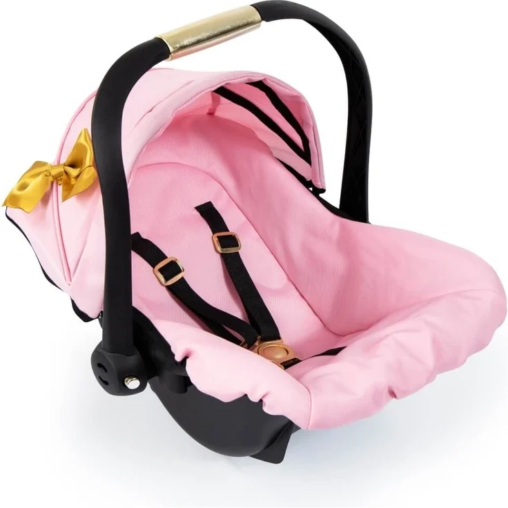 Bayer Design 67990AA Puppen-Autositz EasyGo, Puppenzubehör, passend zu Vario-Puppenwagen, mit Abdeckung, rosa, Gold mit Schleife - Preisvergleich – Bild 13