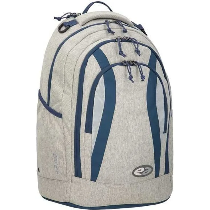 YZEA Schulrucksack Bo - Motiv: Steel, 29 Liter - Farbe: grau,blau