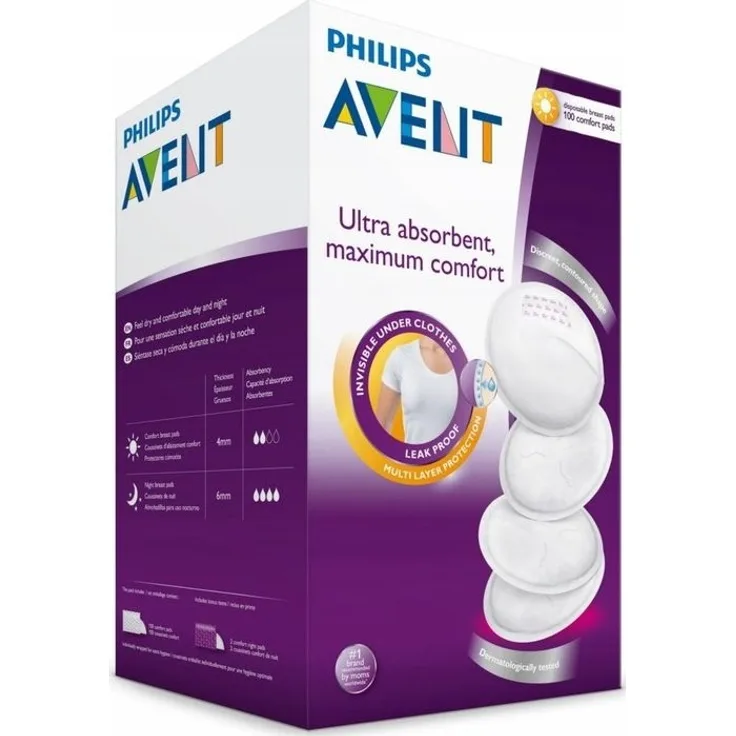 Philips Avent Lactation Pads 100pcs