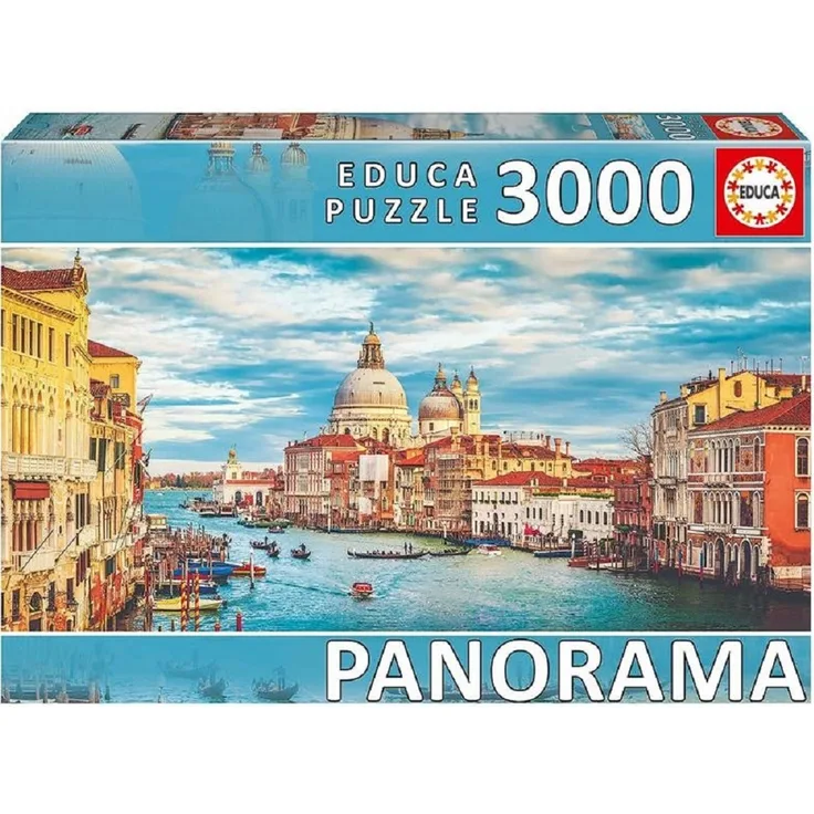Venedig Kanal 3000 Teile Panorama Puzzle
