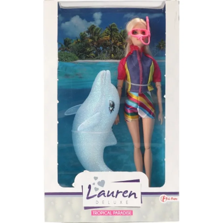 Lauren Teenager-Puppe mit Delfin