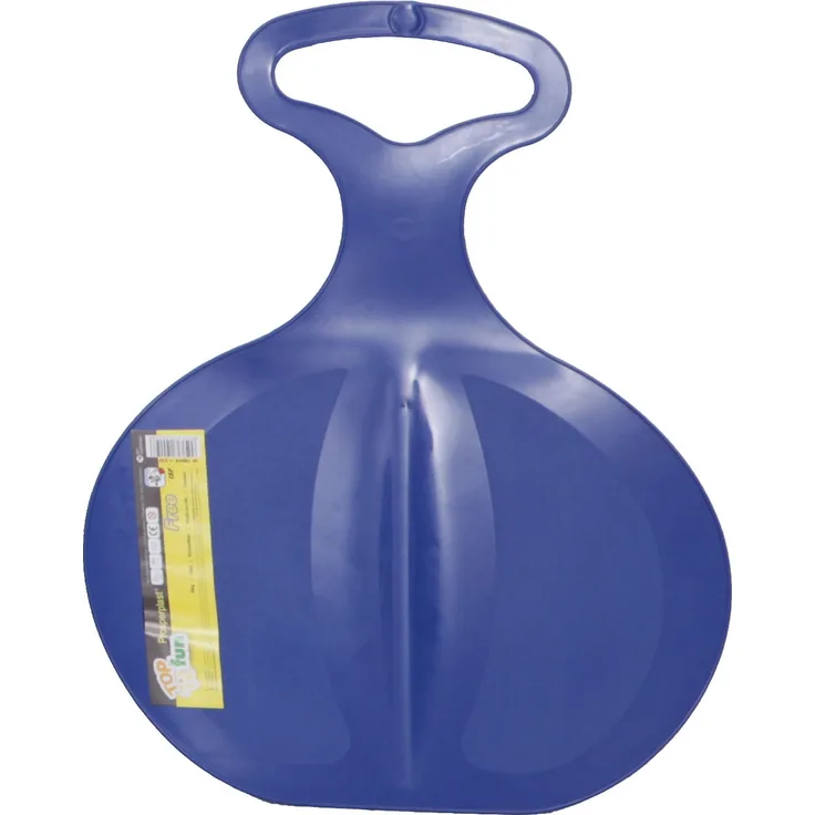 Kinderschlitten, Rutsch-Schlitten Free 198 aus Kunststoff mit Haltegriff blau