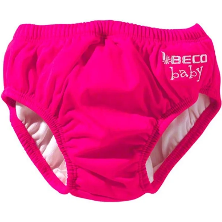 BECO Baby Aqua-Windel Slipform mit Gummibündchen, Schwimmhilfe, Größe L, Pink