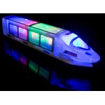 PALESTRAKI Zug Spielzeug - Elektrische Eisenbahn Kinder - Mit LED Beleuchtung und Musik. Tolles, Geschenk für Jungen und Mädchen ab 3 Jahre