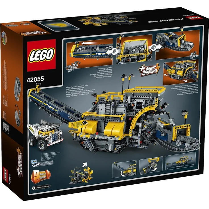 LEGO Technic 42055 - Schaufelradbagger, Bauspielzeug - Preisvergleich – Bild 2