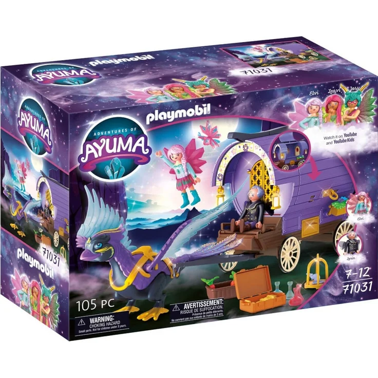 Playmobil Ayuma 71031 'Feen Kutsche mit Phoenix', 105 Teile, ab 7 Jahren – Bild 1