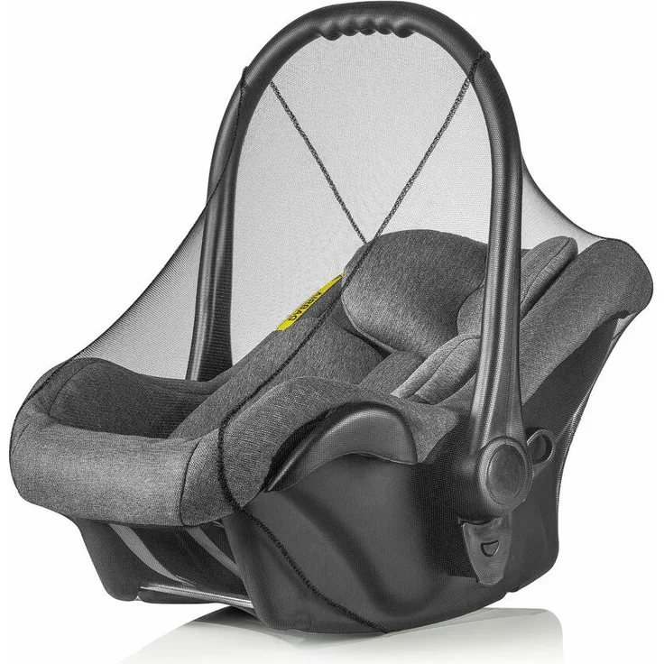 reer BiteSafe Insektenschutz für Babyschale, Moskitonetz, Mückennetz, Fliegennetz, Polyester, Schwarz, 87011