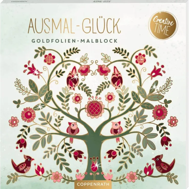 Ausmal-Glück - Goldfolien-Mal
