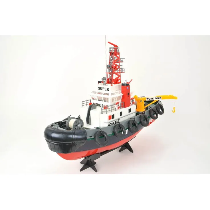 RC Boot Hafenschlepper, detailgetreu, mit Wasserspritzfunktion von Heng Long - 2,4Ghz