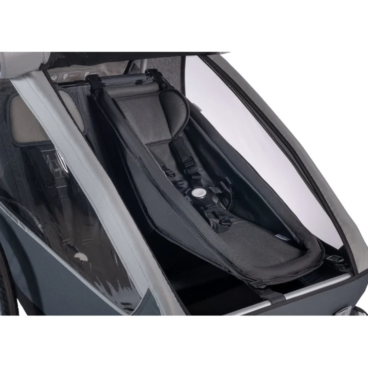 Croozer Babysitz mit Climatex® Material black, geeignet für Ein- und Zweisitzer (Vaaya / Kid Keeke / Kid / Kid Plus ab 2014) – Bild 2