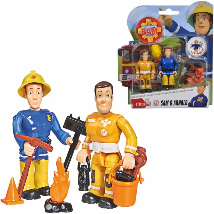 Dickie - Sam und Arnold Feuerwehrmann Sam Spiel Figuren Set