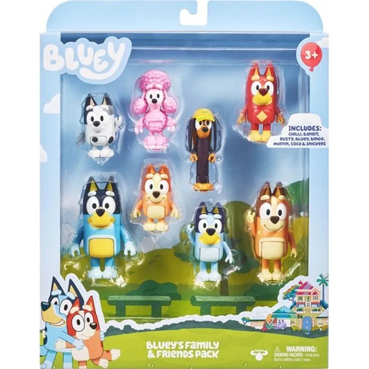 Bluey 8 Figure multipack S4