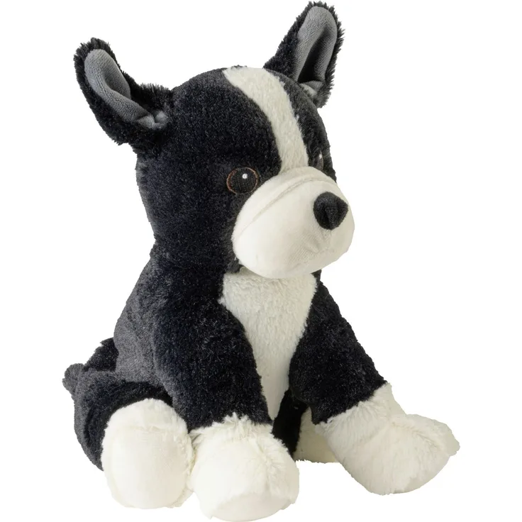 Warmies Boston Terrier schwarz/weiß, 29 x 20 x 26 cm (LBH)