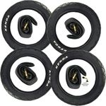 4x 12" Reifen 12. 1/2 x1. 75 x 2. 1/4 = 47-203 + 4x CBK-MS Schlauch mit 45° Winkel Autoventil für Kinderwagen usw