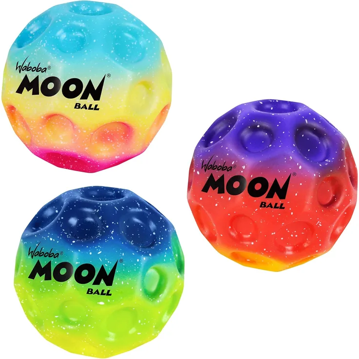 Waboba 93270 - HYPER BOUNCING BALL: Moon Ball "GRADIENT", 1 Stück, zufällige Auswahl