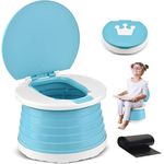 Töpfchen Für Kinder Baby Toilettensitz Ab 1 Jahr Reisetöpfchen Faltbar Für Unterwegs Baby Töpfchen Training Für Jungen Mädchen Windelfrei Töpfchen Auto Klapptöpfchen Kinder mit 15 Reisen Potty Liners - Preisvergleich