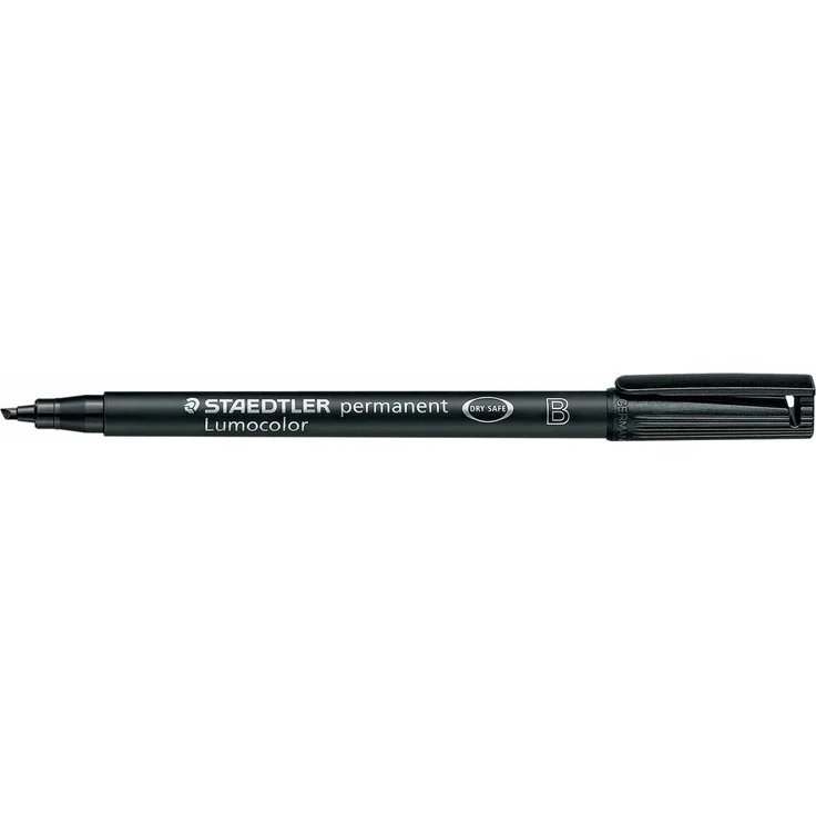 Feinschreiber Universalstift Lumocolor® - permanent, B, schwarz – Bild 1