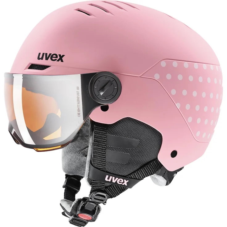 Uvex Rocket jr Visor pink confetti mat - lasergoldlite 54-58 cm – Bild 1