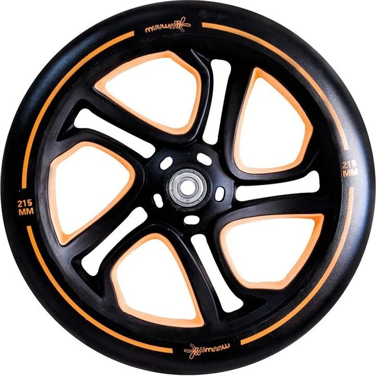 muuwmi Aluminium Scooter Pro 215 mm orange – Bild 4