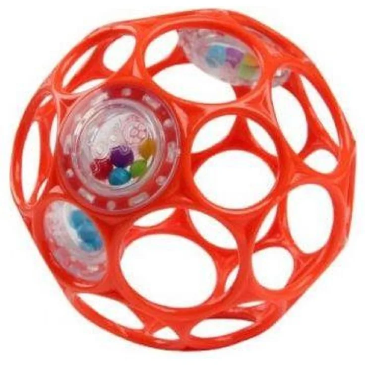 Oball Rattle 10cm rot