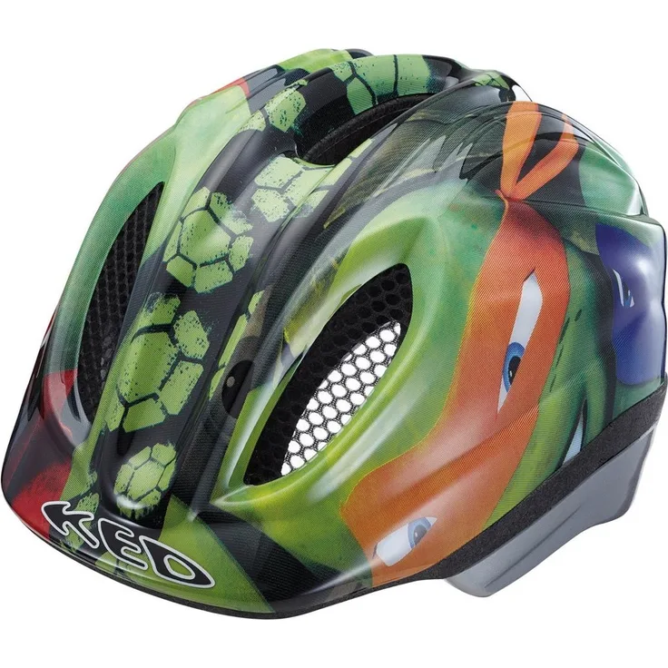 BIKE FASHION Kinderhelm "Turtles", Raster-Steckverschluss mi