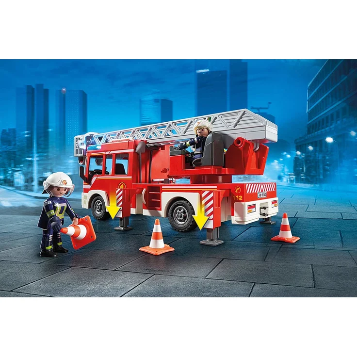 Playmobil 9463 - City Action - Feuerwehr-Leiterfahrzeug – Bild 5