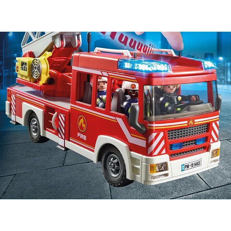 Playmobil 9463 - City Action - Feuerwehr-Leiterfahrzeug – Bild 4